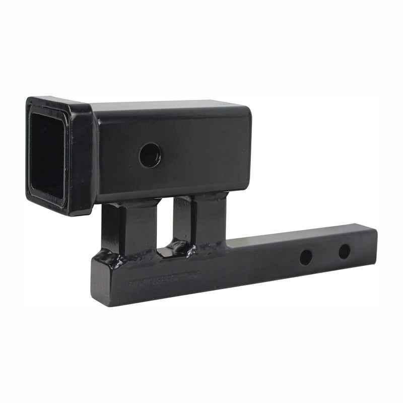 MaxxHaul 80875 Trailer Hitch Extender Adapter, 2" Receiver, 4 inch Rise/Drop, 1-1/4 inch Solid Shank, 9" to 10-1/4" Extension - Image 1